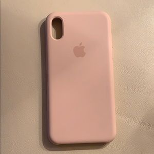iPhone X or Xs pink sand silicone case